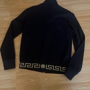 Versace full zip up sweatshirt black size 1(s) in excellent condition.